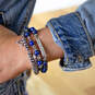 Soul Stacks Enjoy the Journey Beaded Stretch Bracelets, Set of 3, , large image number 4