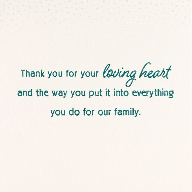 Elegant Tree on Green Christmas Card for Grandma Sentiment image number 2