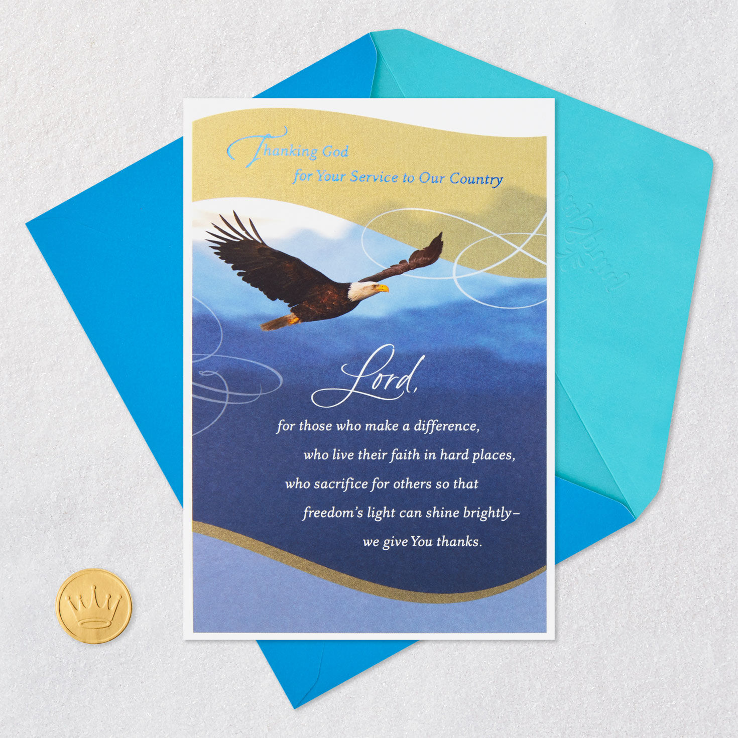 Thanking God for Your Service Religious Veterans Day Card for only USD 2.99 | Hallmark