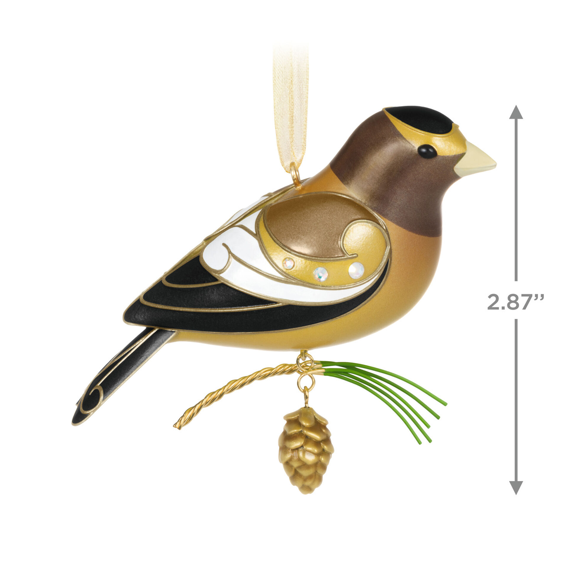The Beauty Of Birds Evening Grosbeak Ornament Keepsake Ornaments Hallmark