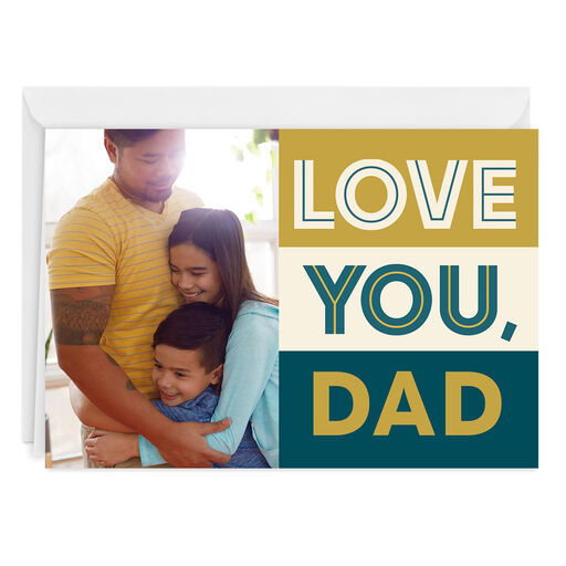 Personalized Love You Photo Card, 