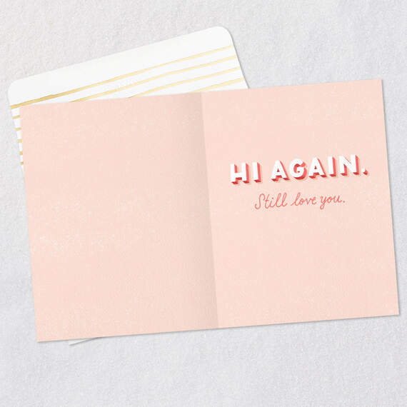 Hello Hi Again Love Card, , large image number 3