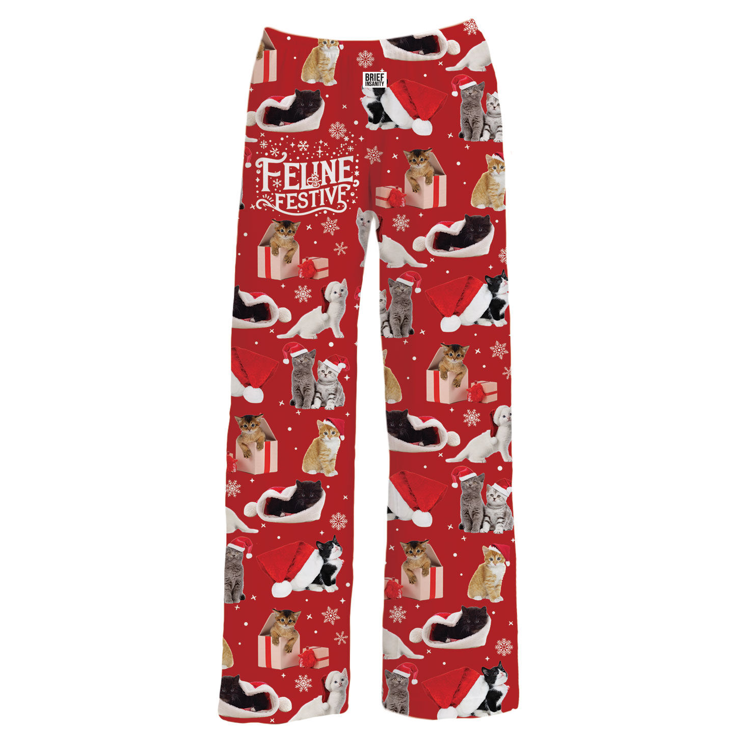 Brief Insanity Feline Festive Lounge Pants Loungewear Hallmark