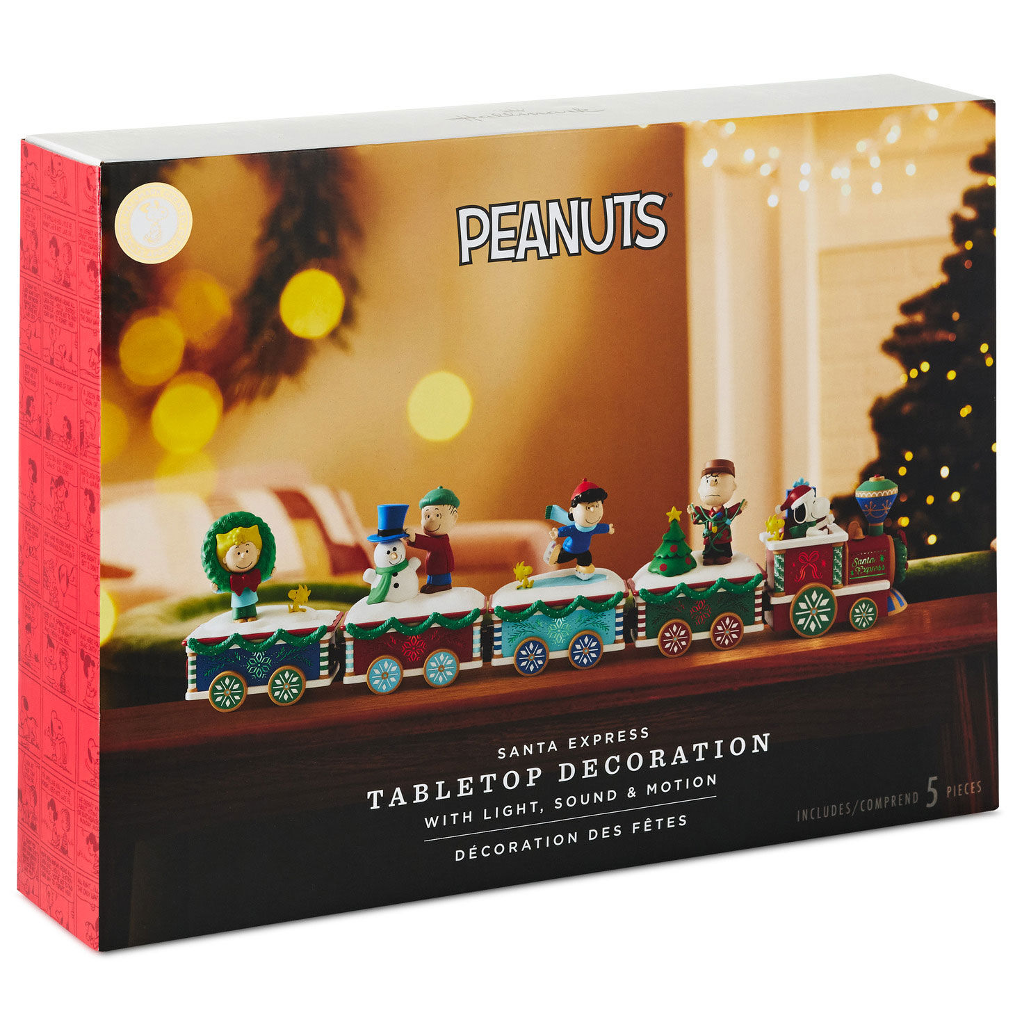 Peanuts® Santa Express Tabletop Decoration With Light, Sound and