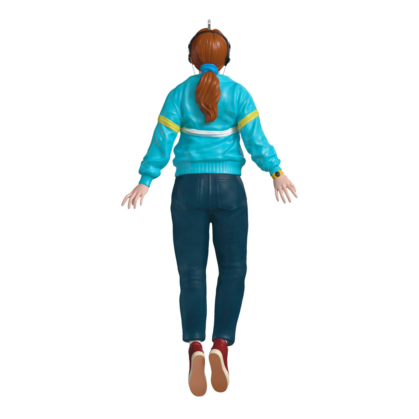 Stranger Things Girl Headphones Keepsake Ornament back image number 6