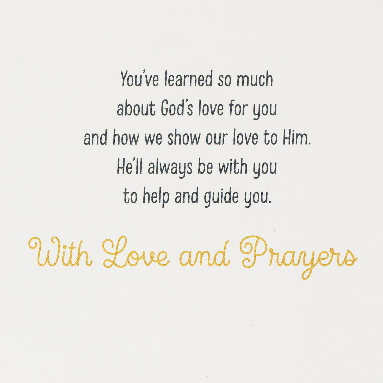 Son, God Will Always Be With You Religious First Communion Card for only USD 3.99 | Hallmark