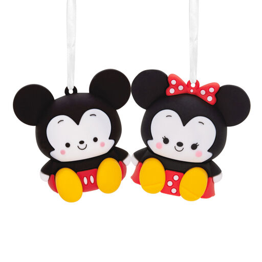 Better Together Disney Mickey and Minnie Magnetic Hallmark Ornaments, Set of 2, 