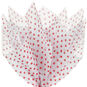 Scarlet Red Polka Dot Tissue Paper, , large image number 2