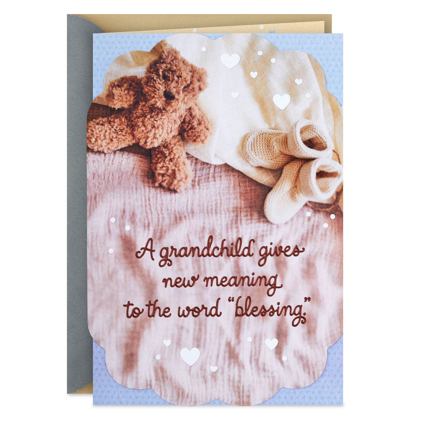 Precious Blessing New Baby Card for Grandparents