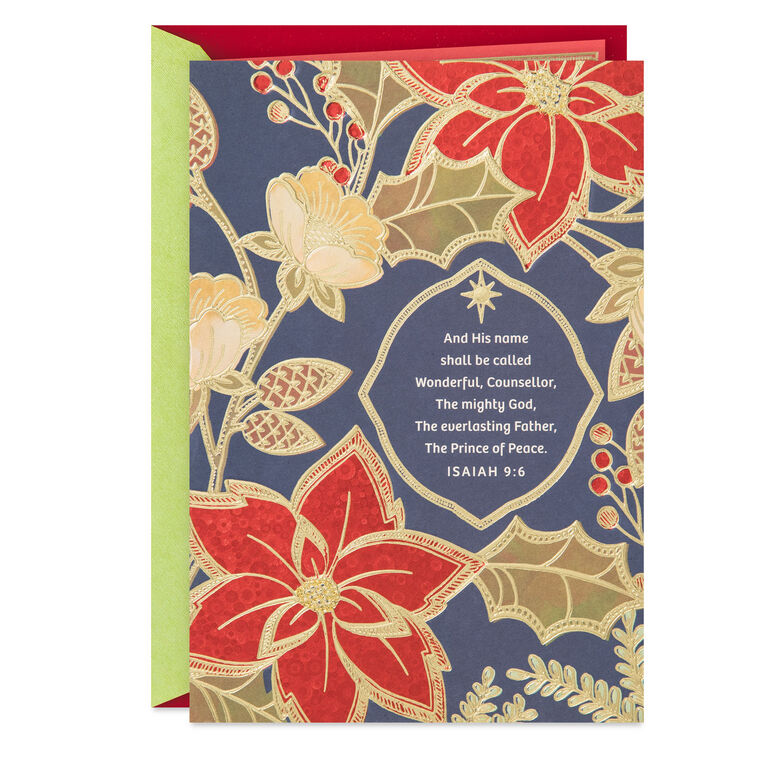 And His Name Shall Be Called Wonderful Religious Christmas Card for Clergy