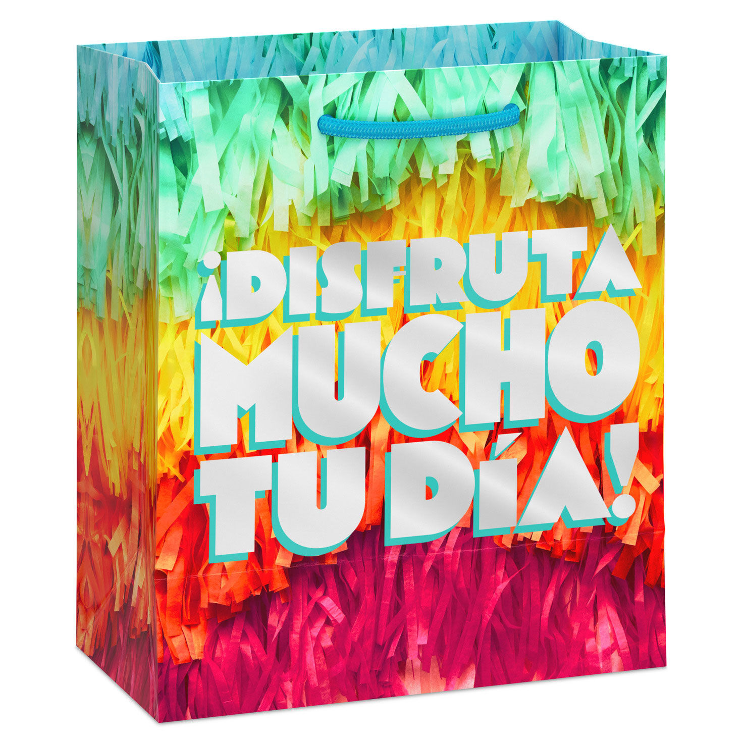 Spanish Language Small Bag With Paper Fringe Design Back image number 6