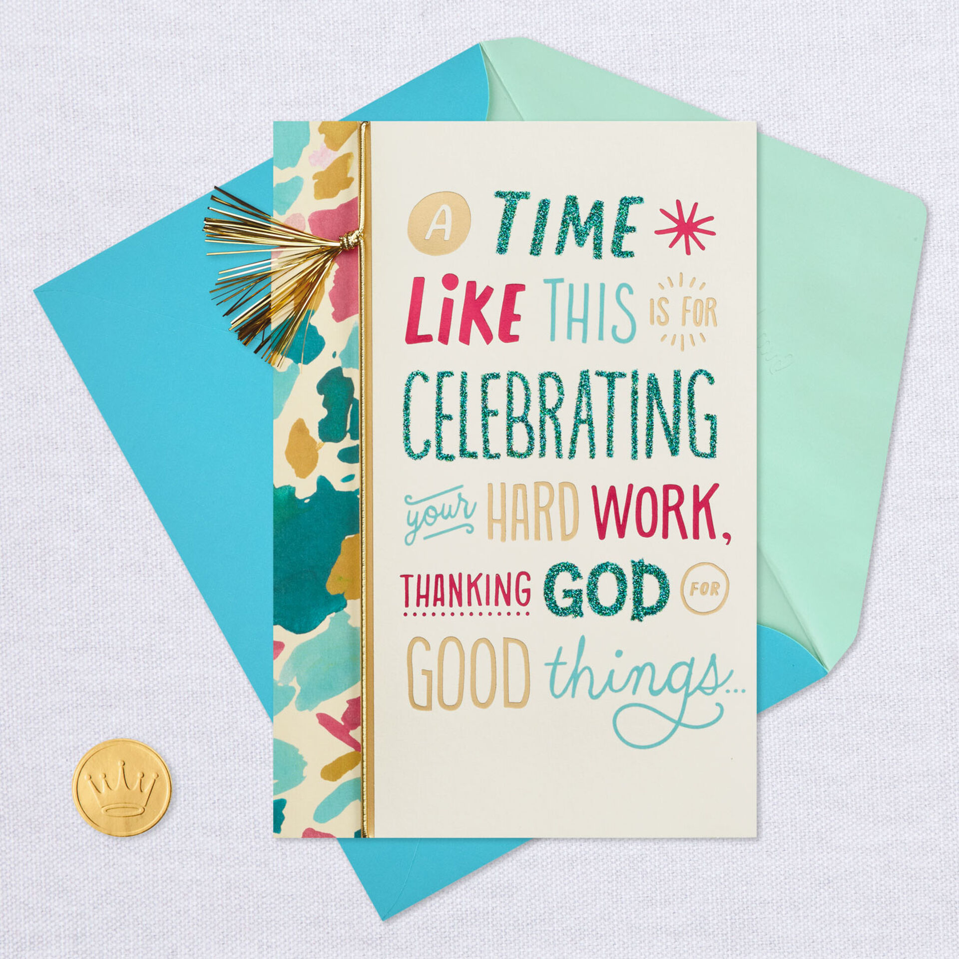 Celebrating Your Hard Work Religious Congratulations Card - Greeting Cards - Hallmark