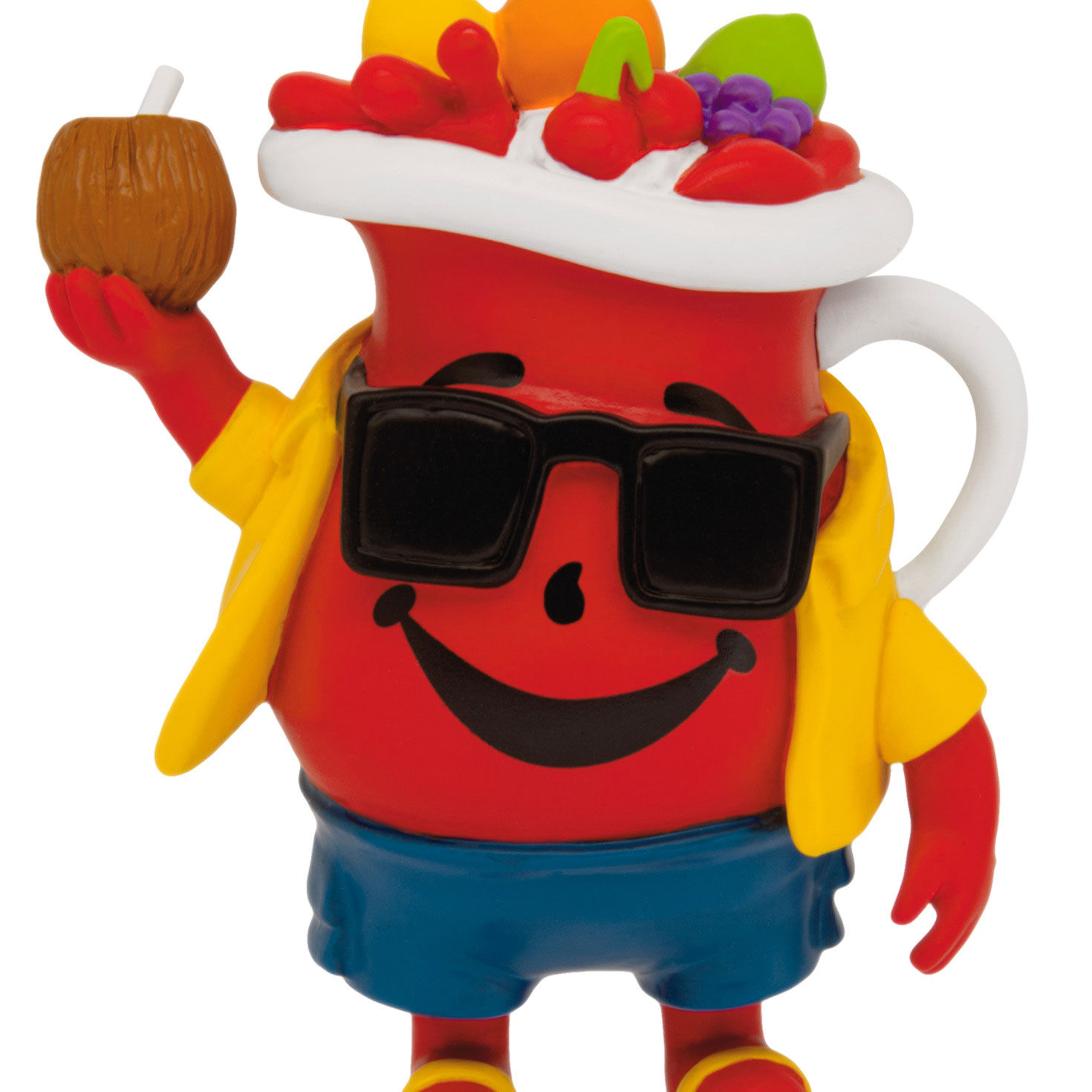 Tropical Kool-Aid Man Christmas Ornament upclose view image number 5