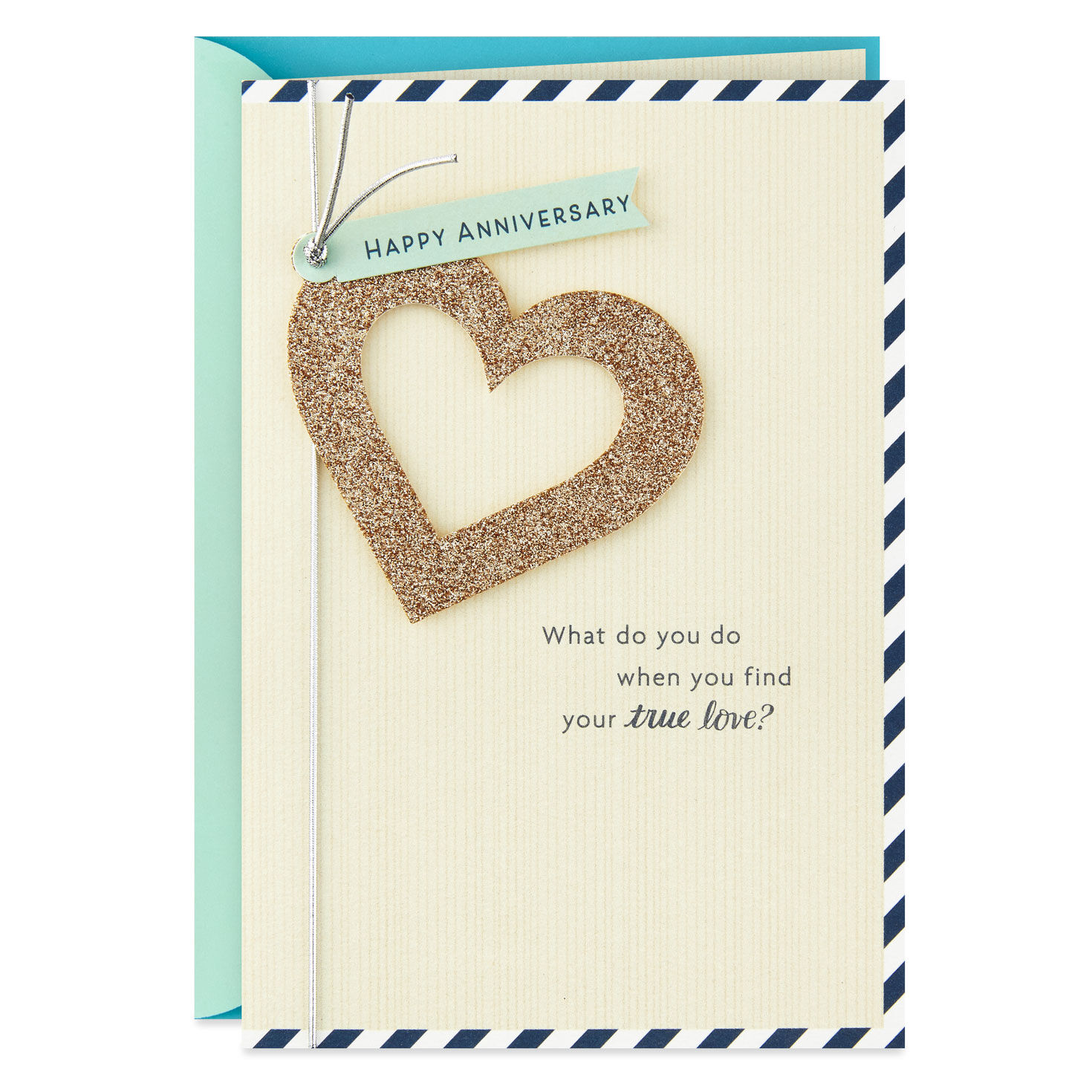 Happy Anniversary It Has Always Been Only You Hearts Signature Hallmark Card 