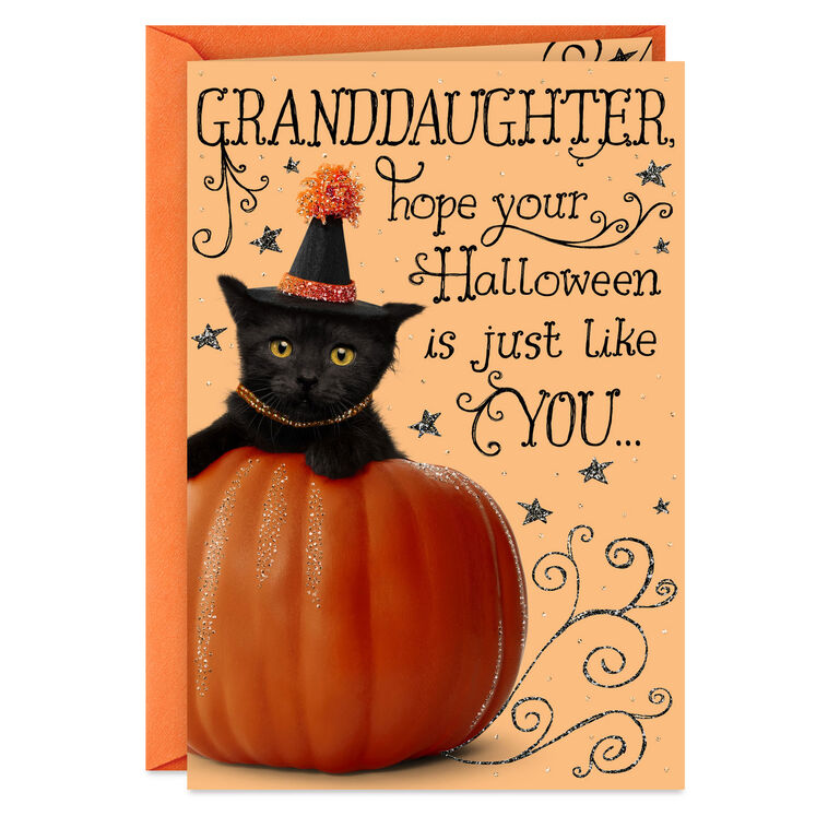 Love and Fun Halloween Card for Granddaughter
