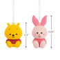 Better Together Disney Winnie the Pooh and Piglet Magnetic Hallmark Ornaments, Set of 2, , large image number 3