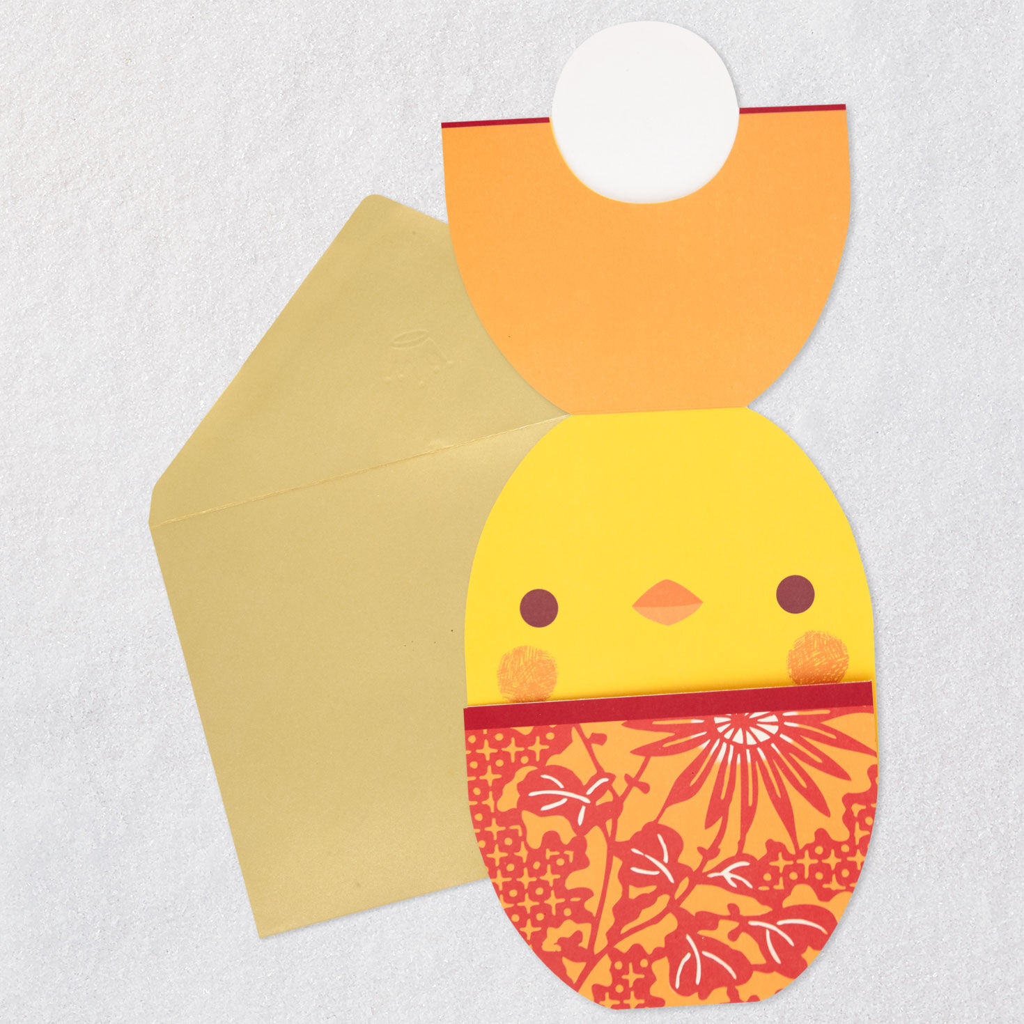 New Baby Card Welcome Little One Chick Open card with envelope image number 4