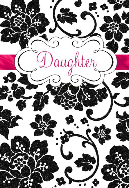 floral brocade birthday card for daughter greeting cards hallmark