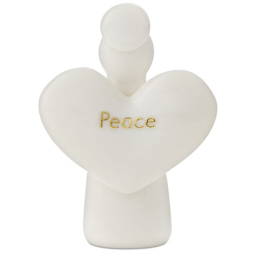 Blue Lace Agate Angel of Peace Mini Angel Figurine, 2", 