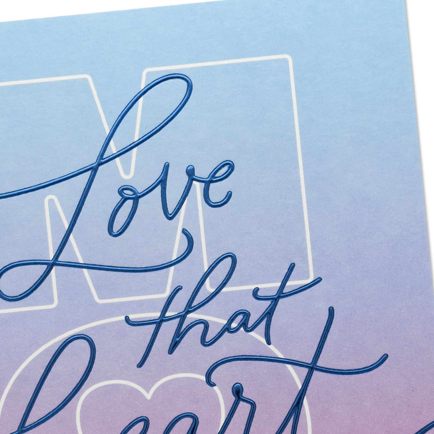 Bold Lettering and Hearts Birthday Card for Mom Card Front Detail image number 5
