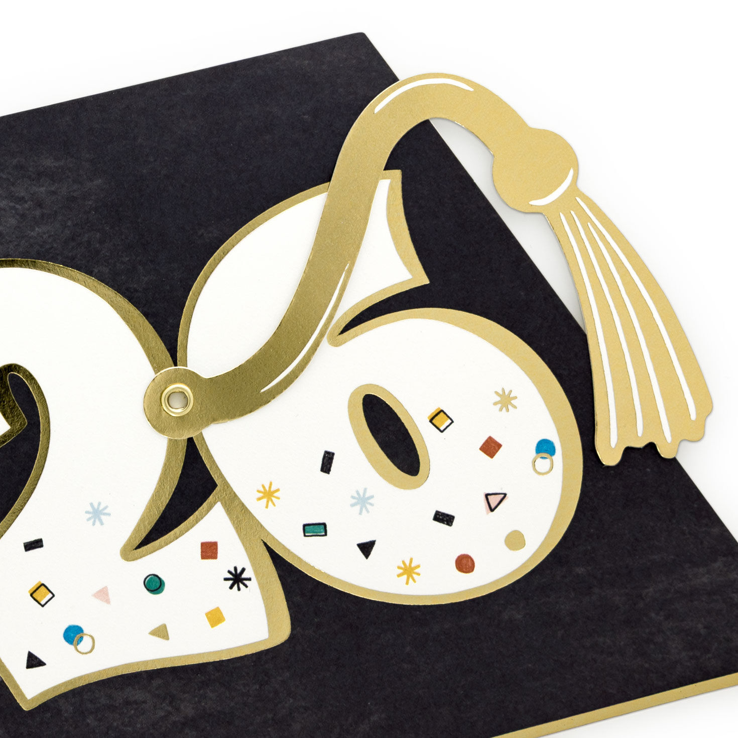 Die-Cut Cap and Tassel Money Holder Grad Card Card Front Detail image number 5