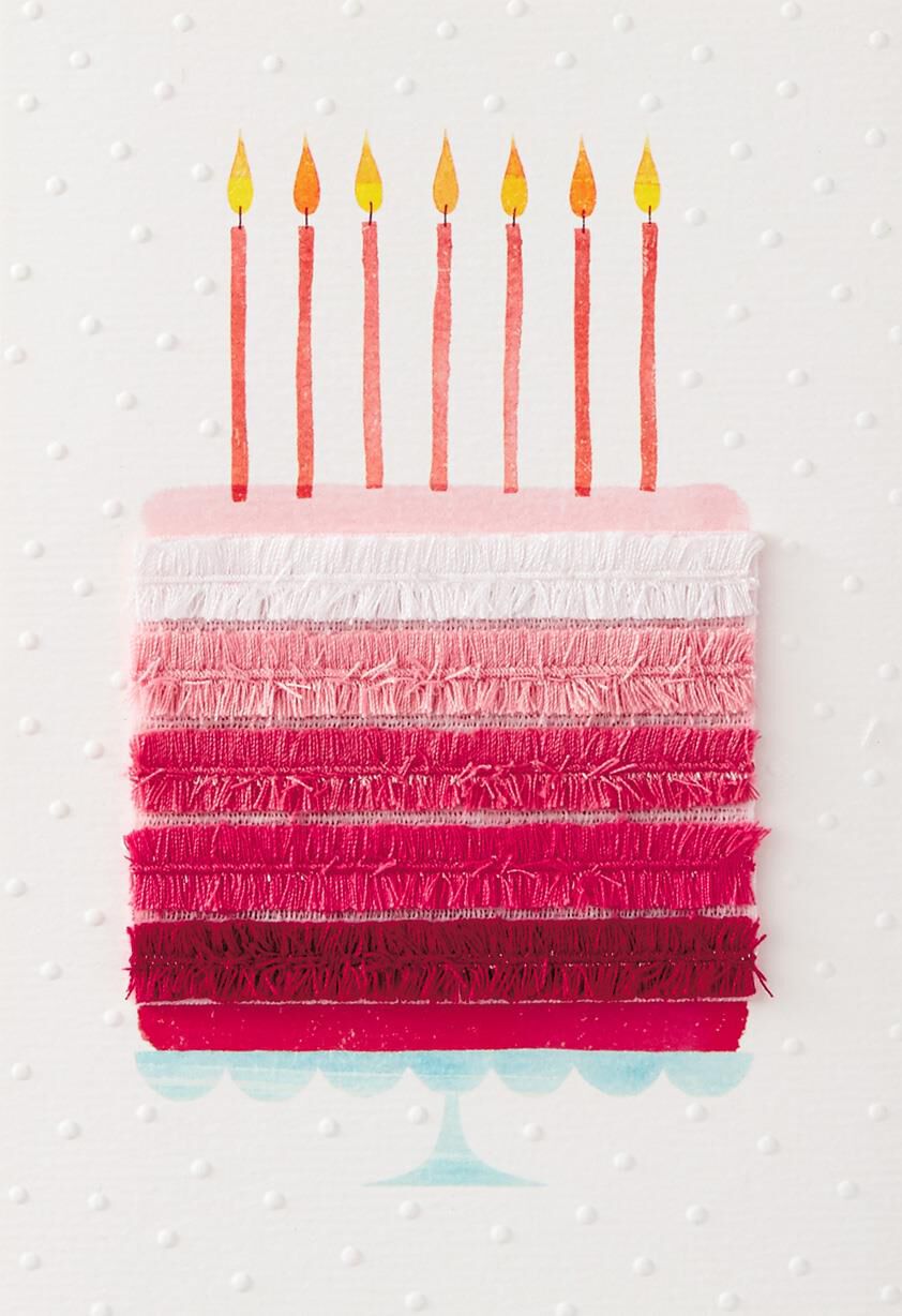 Nothing But Love and Seconds Cake Birthday Card