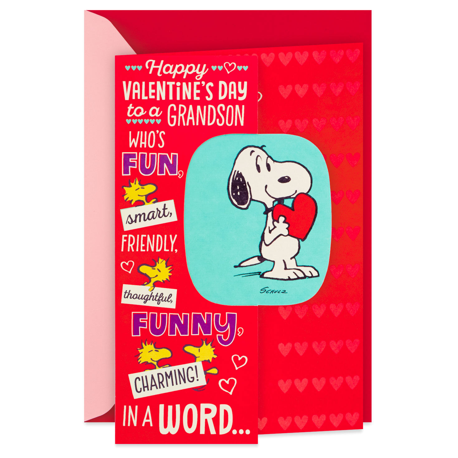 Peanuts® Snoopy Joe Cool Valentine's Day Card for Grandson for only USD 3.59 | Hallmark