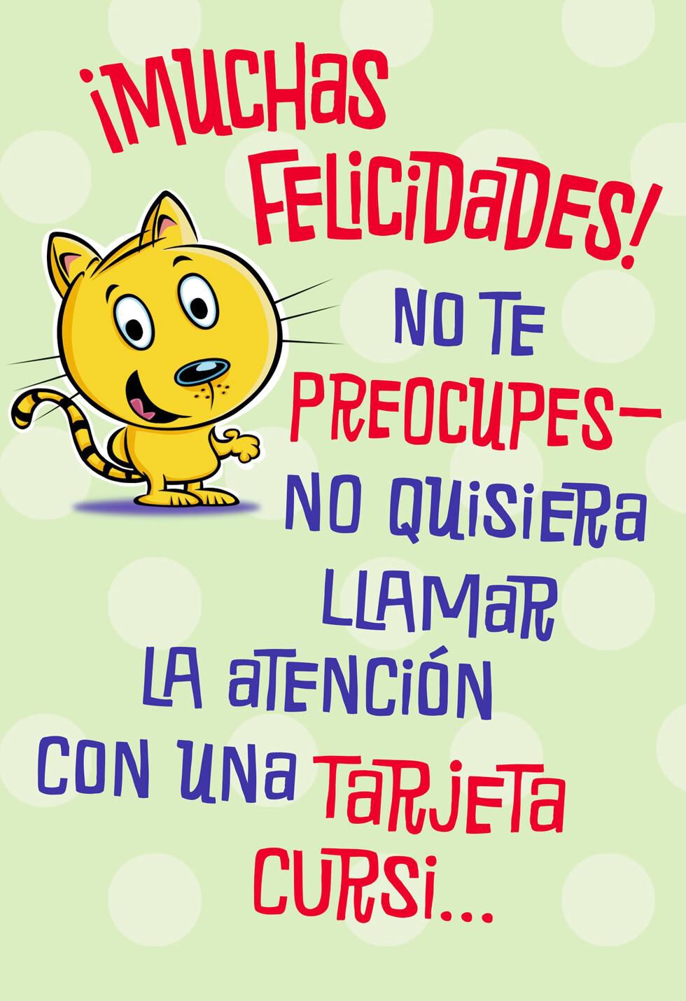 You Deserve the Best Spanish-Language Funny Congratulations Card
