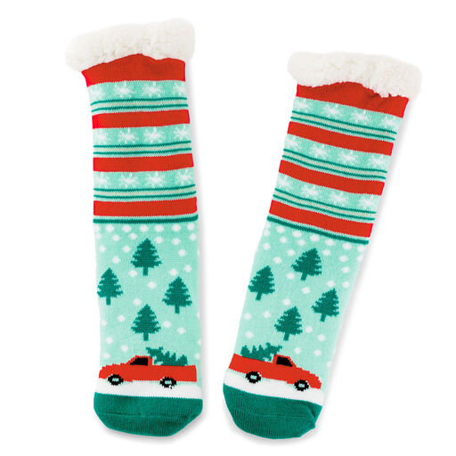 Hallmark Channel Coziest Time of the Year Novelty Crew Socks, 