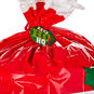 56" Smiling Santa Giant Plastic Christmas Gift Bag With Tag and Tie, , large image number 5