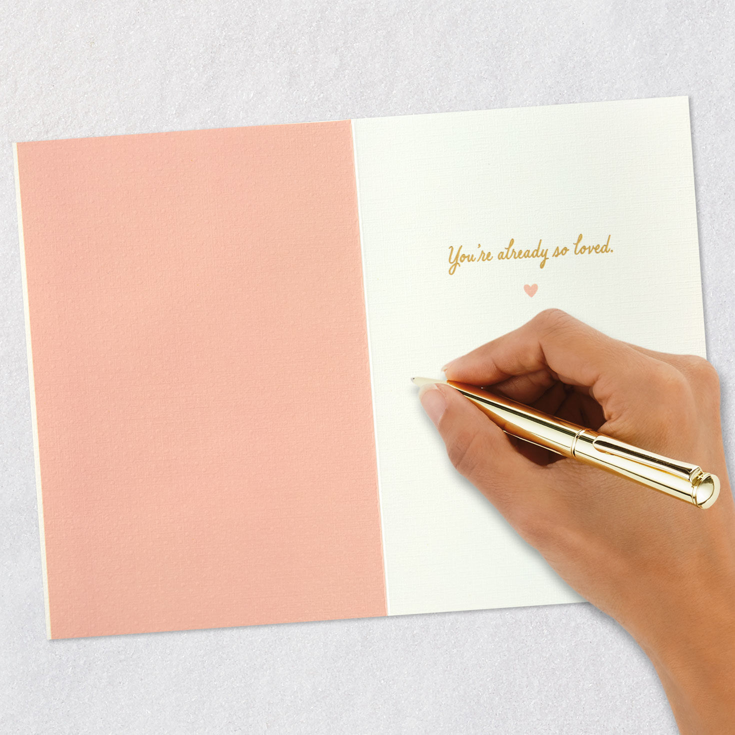 Pink and Coral Balloon Bouquet Baby Girl Card  image number 6