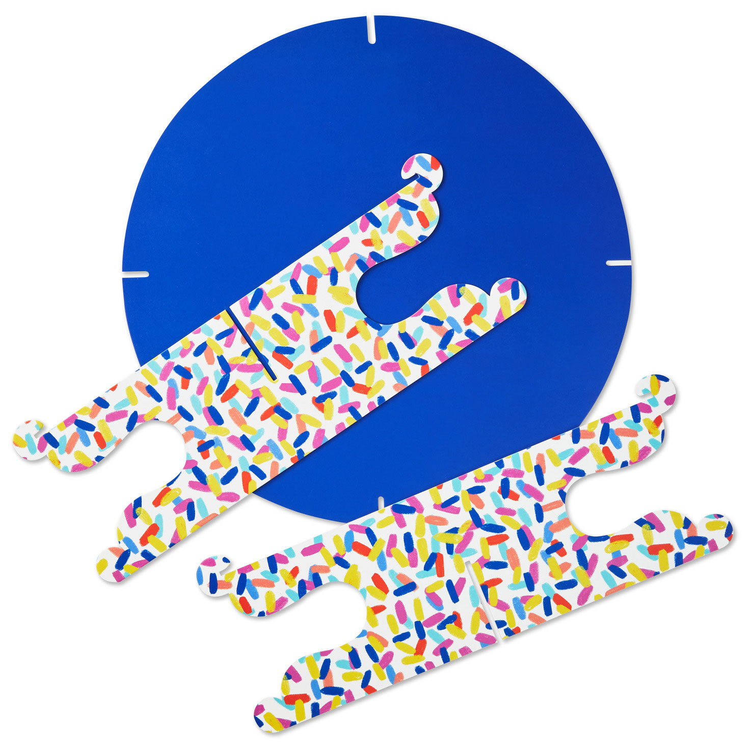 Bold Blue and Confetti Cake Stand, , large image number 2