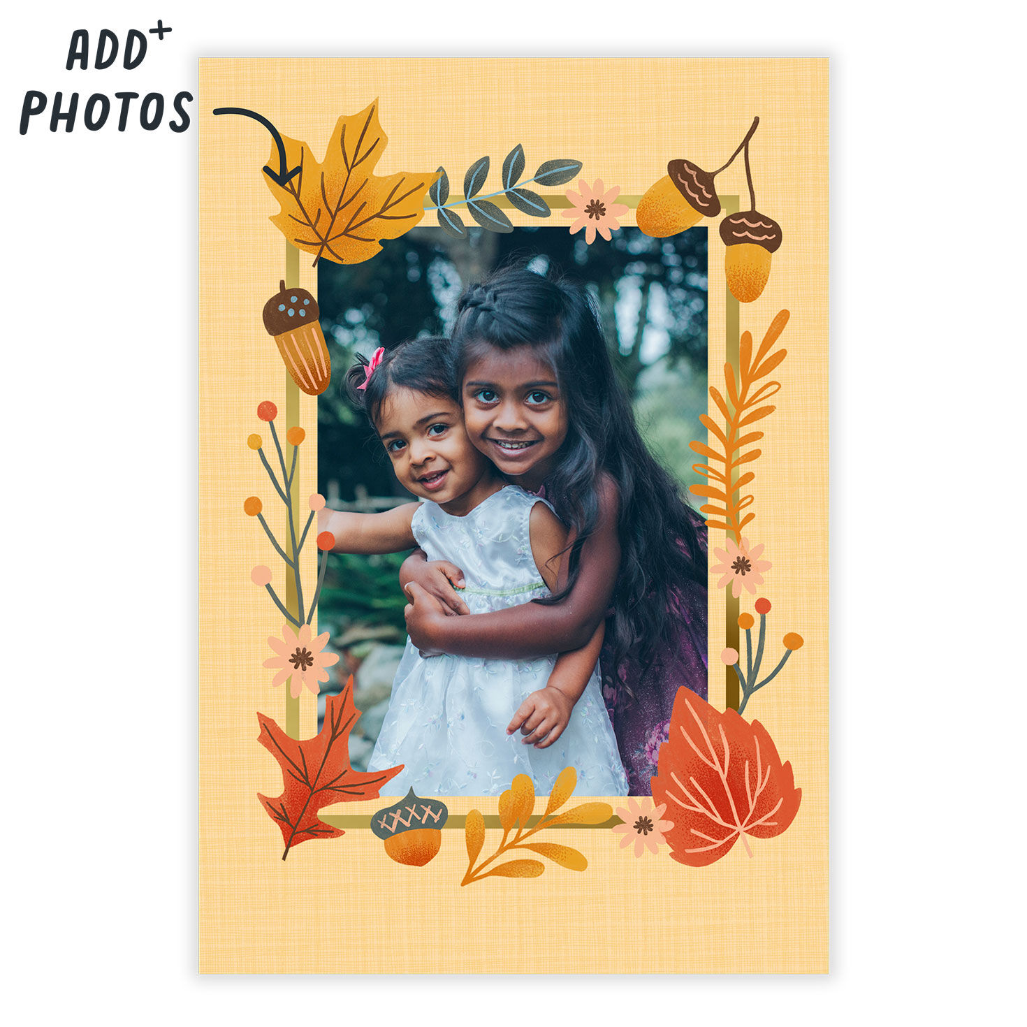 Fall Leaves Frame Thanksgiving eCard, , large image number 2