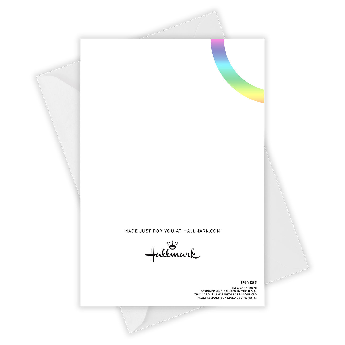 Personalized My Person Rainbow Filter Blank Photo Card  image number 5