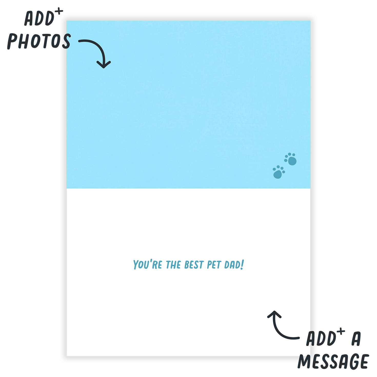 Personalized Happy Pawther's Day Card  image number 3