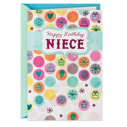 Celebrating Wonderful You Birthday Card for Niece, 