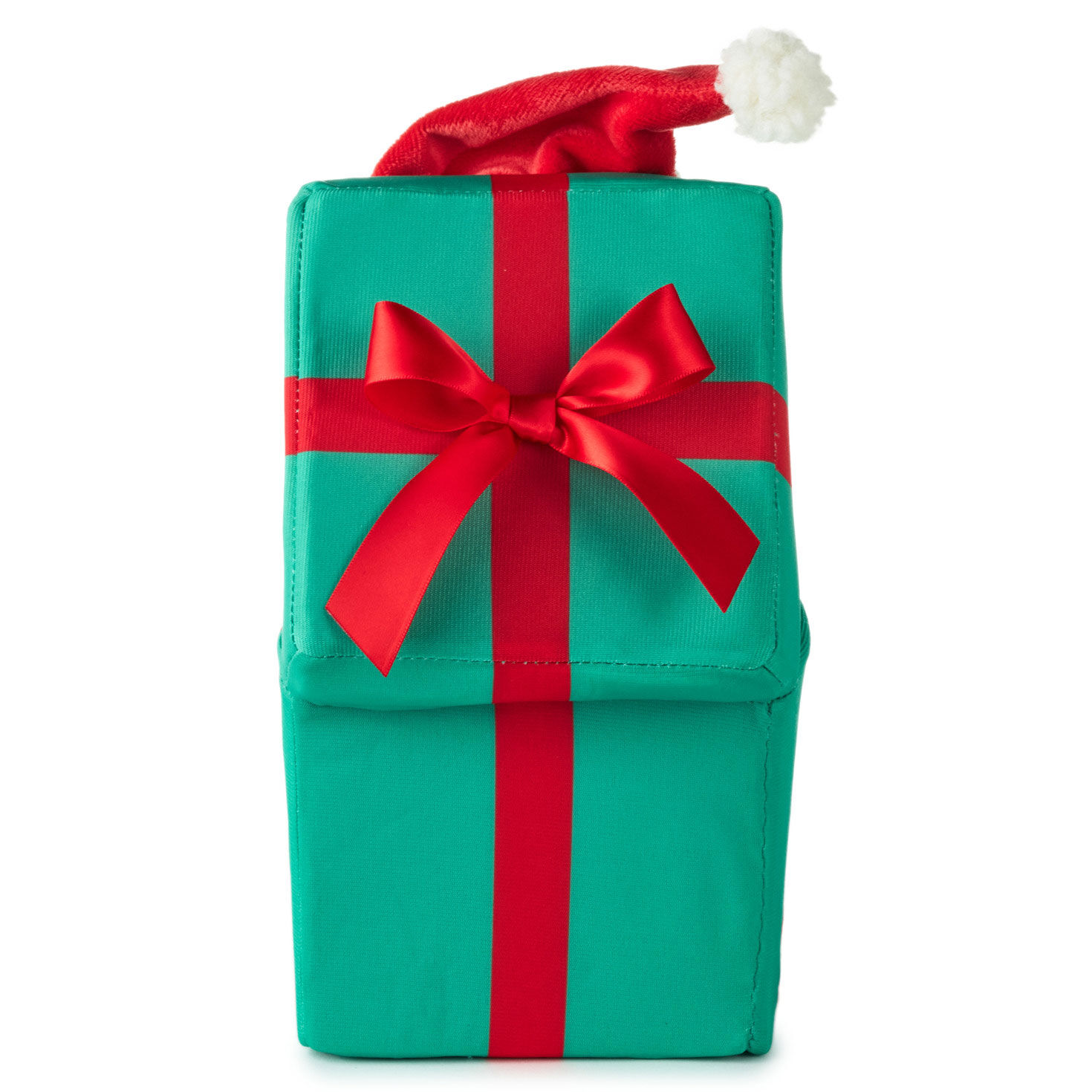 No Peeking Plush Grinch in Present back image number 2