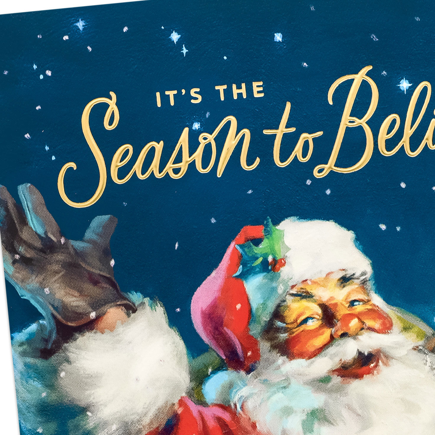 Jolly Santa Claus Boxed Christmas Cards Cover Detail image number 5