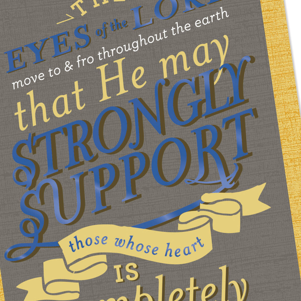 Blue and Gold Youth Pastor Appreciation Card - Greeting Cards - Hallmark