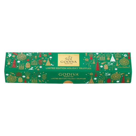 Godiva Chocolate Truffle Flight Christmas Gift Box, 6 Pieces, , large image number 3