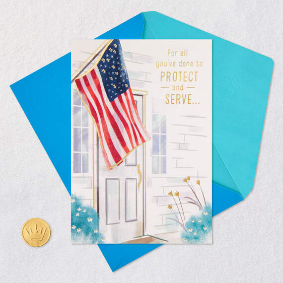 All You've Done to Protect and Serve Thank-You Card, , large image number 5