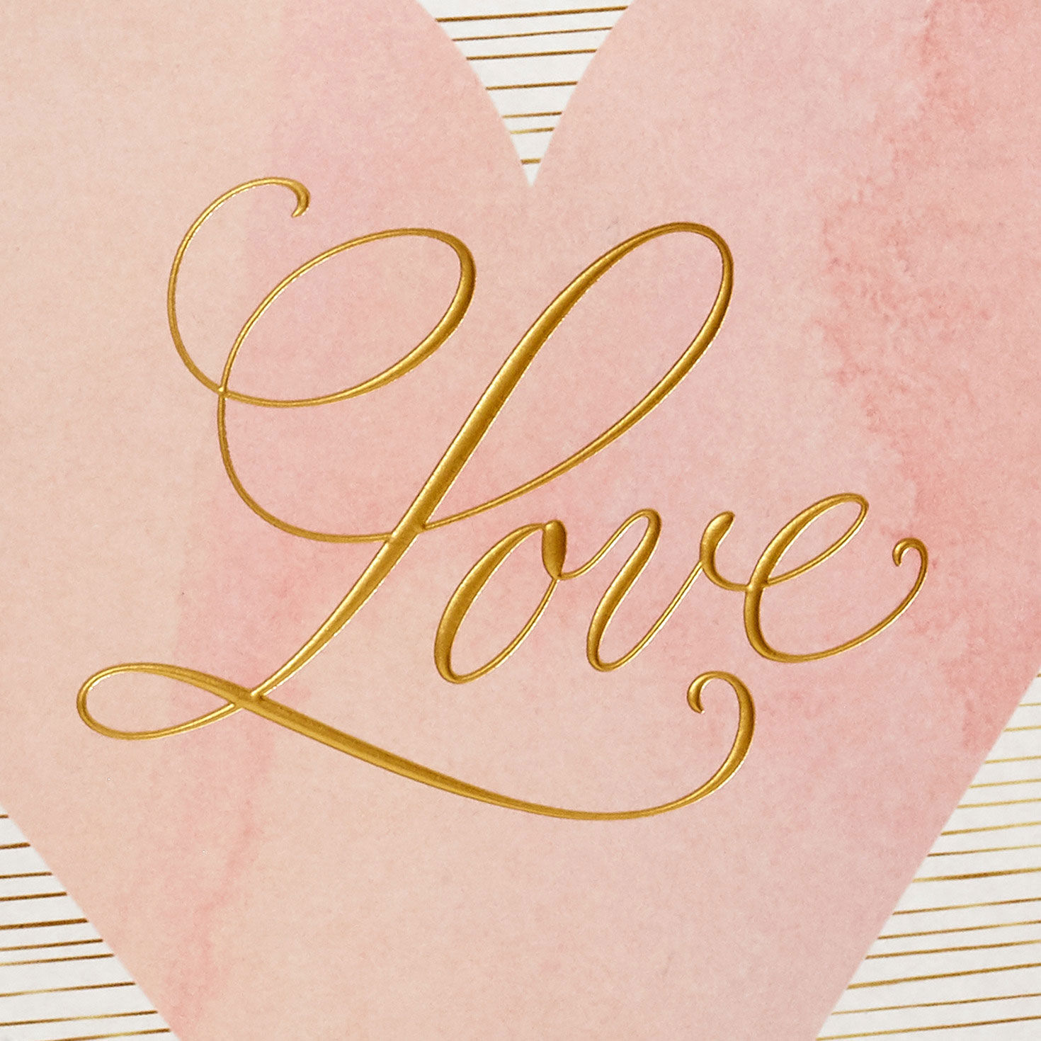 Hearts and Love Medium Gift Bag Base/Side Detail image number 5