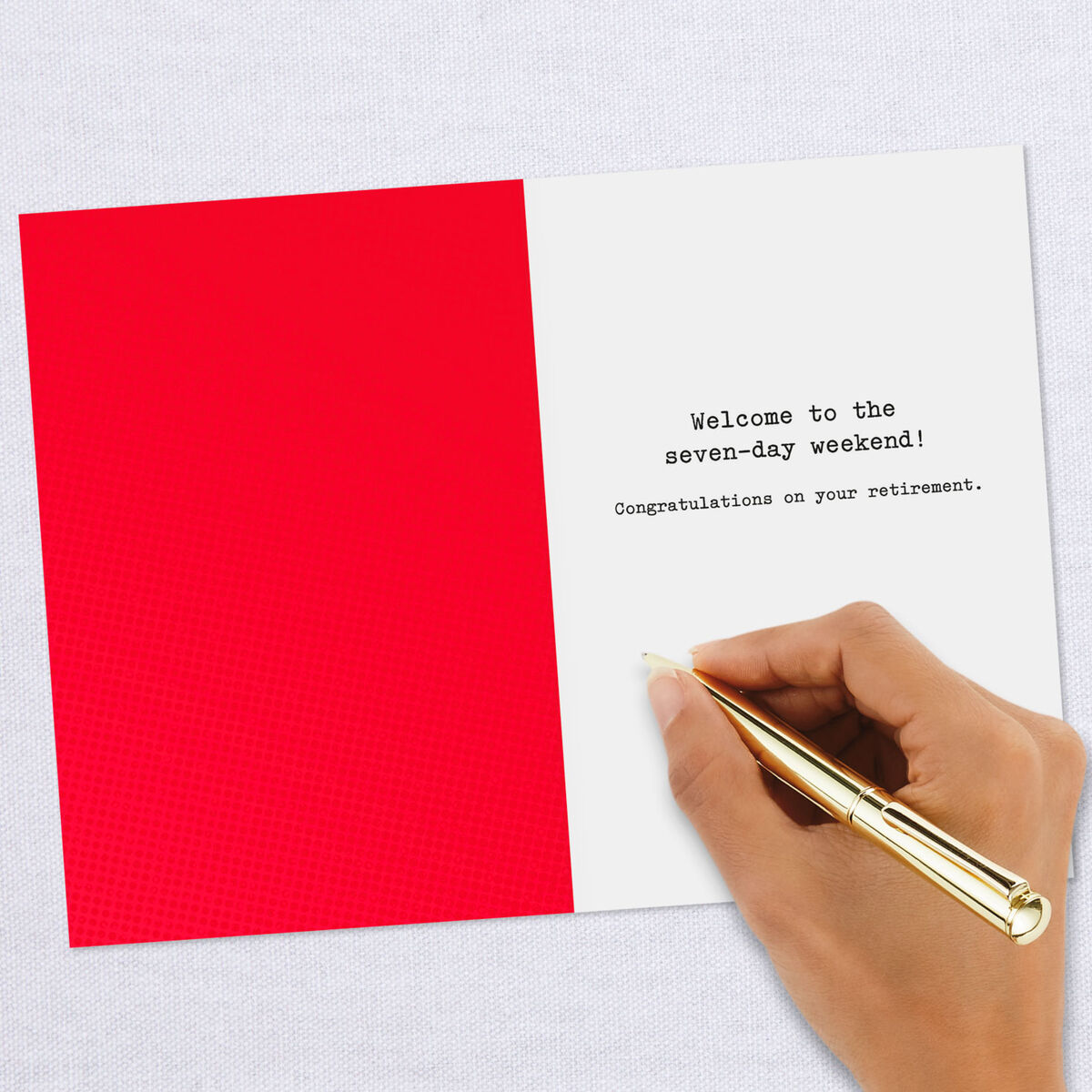 to the SevenDay Weekend Funny Retirement Card Greeting Cards