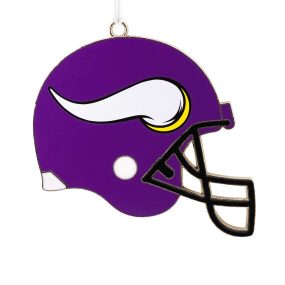 NFL Minnesota Vikings Football Helmet Metal Hallmark Ornament, , large image number 1