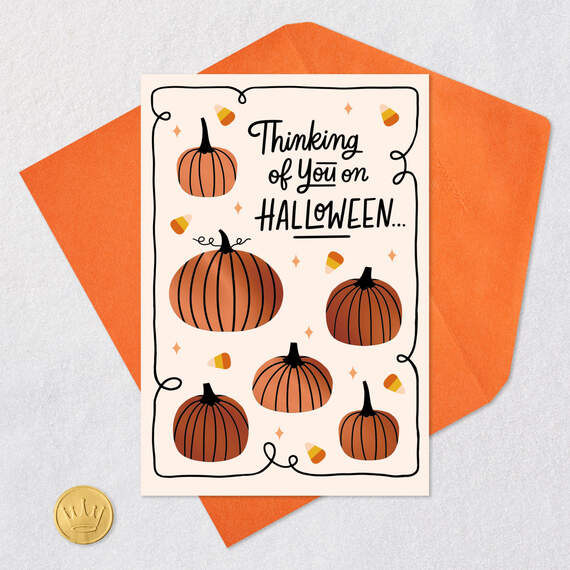 Thinking of You Is a Treat Halloween Card, , large image number 5