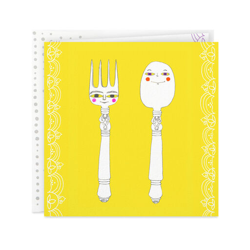 Side by Side Forever Anniversary Card, 