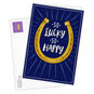 So Lucky So Happy Horseshoe Custom Love Card, , large image number 2