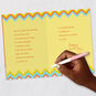 Yellow Blue Red Zigzag Cake Birthday Card Signing card image number 7