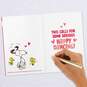 Peanuts® Snoopy and Woodstock Valentine's Day Card With Musical Backpack Clip, , large image number 6
