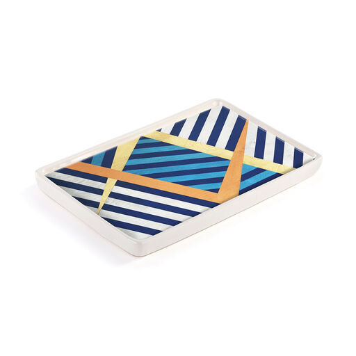 Demdaco ArtLifting Wide X Small Ceramic Tray, 5x7.5, 
